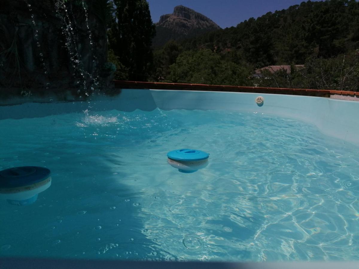 Casa Rural La Piedra Del Cambron Villaverde De Guadalimar Buitenkant foto
